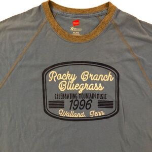 VTG 1996 Rocky Branch Bluegrass T-shirt Men’s XL Hanes X-Temp Cotton Blend
